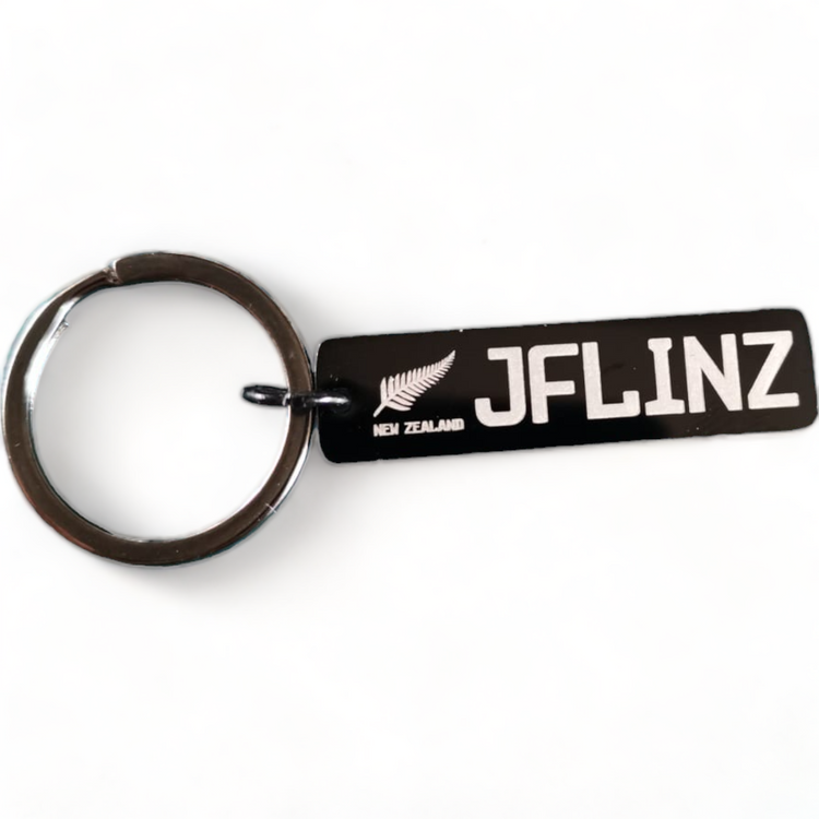 Personalised NZ Mini Car Number Plate Keyring