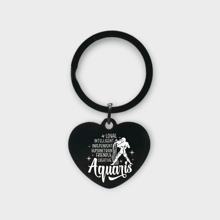 Aquarius Descriptive Keychain - jflinz