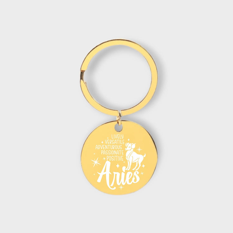 Aries Descriptive Keychain - jflinz