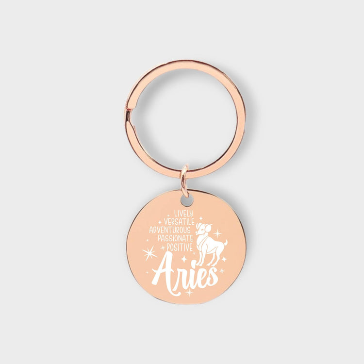 Aries Descriptive Keychain - jflinz