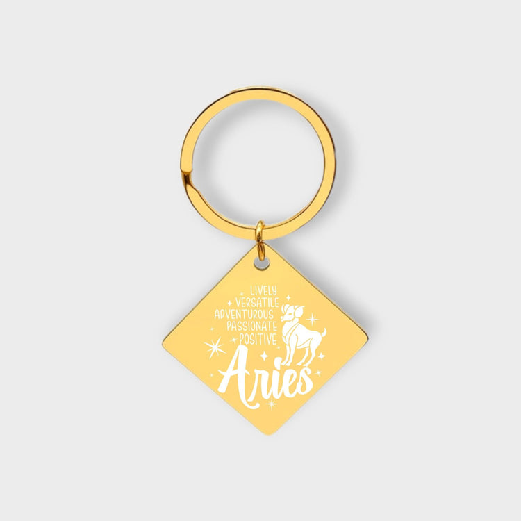 Aries Descriptive Keychain - jflinz