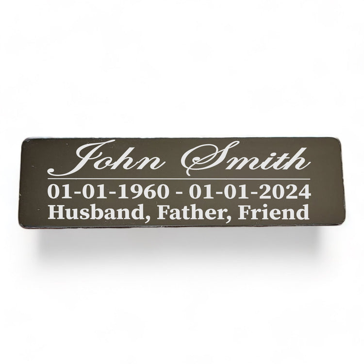 Memorial Plaque | Mirror Stainless |