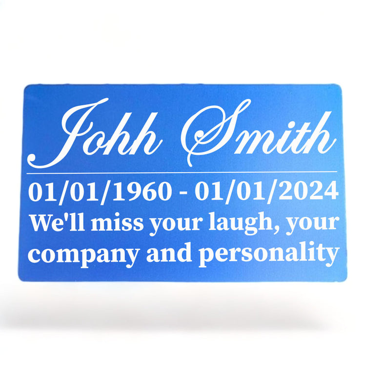 Memorial Plaque | Aluminium |