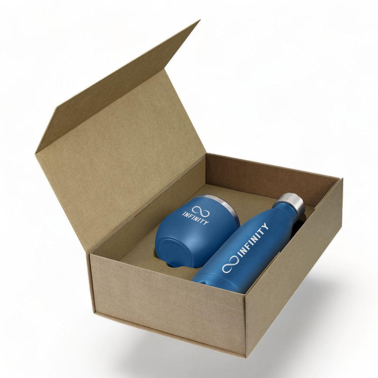 Business Engraved Travel Cup & Bottle Gift Set - jflinz