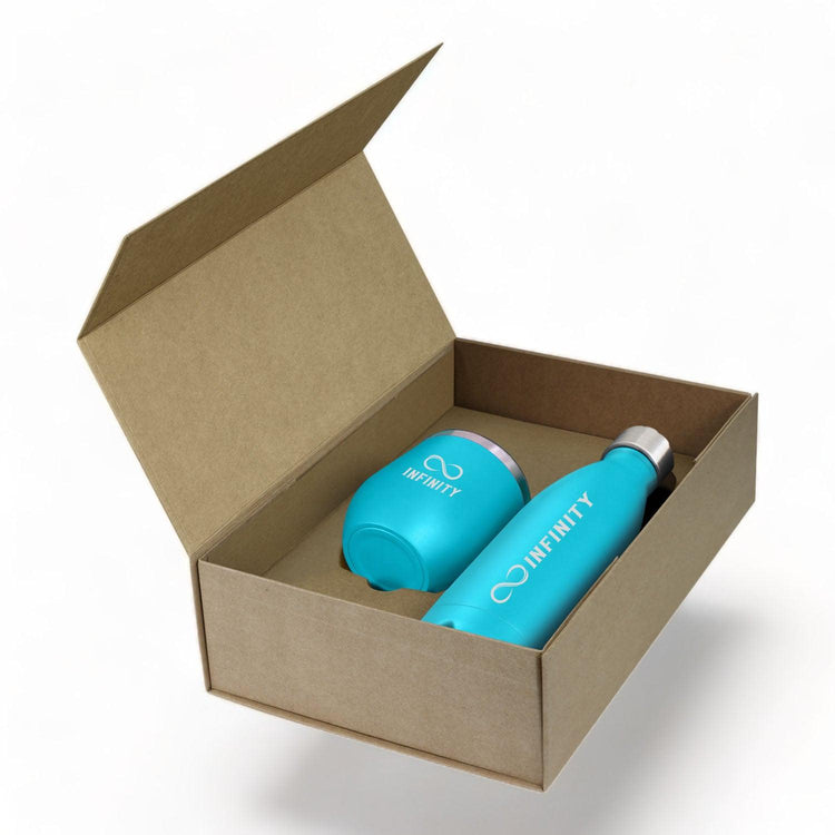 Business Engraved Travel Cup & Bottle Gift Set - jflinz