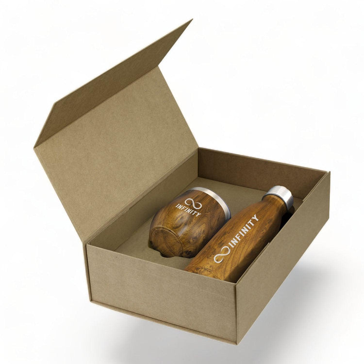 Business Engraved Travel Cup & Bottle Gift Set - jflinz