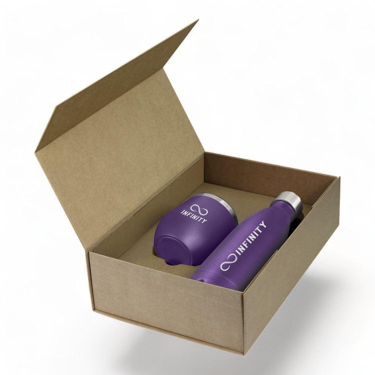 Business Engraved Travel Cup & Bottle Gift Set - jflinz