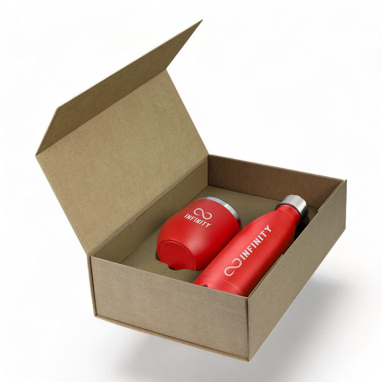 Business Engraved Travel Cup & Bottle Gift Set - jflinz