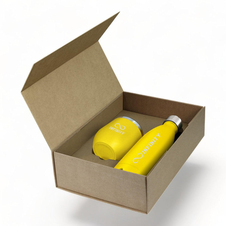 Business Engraved Travel Cup & Bottle Gift Set - jflinz