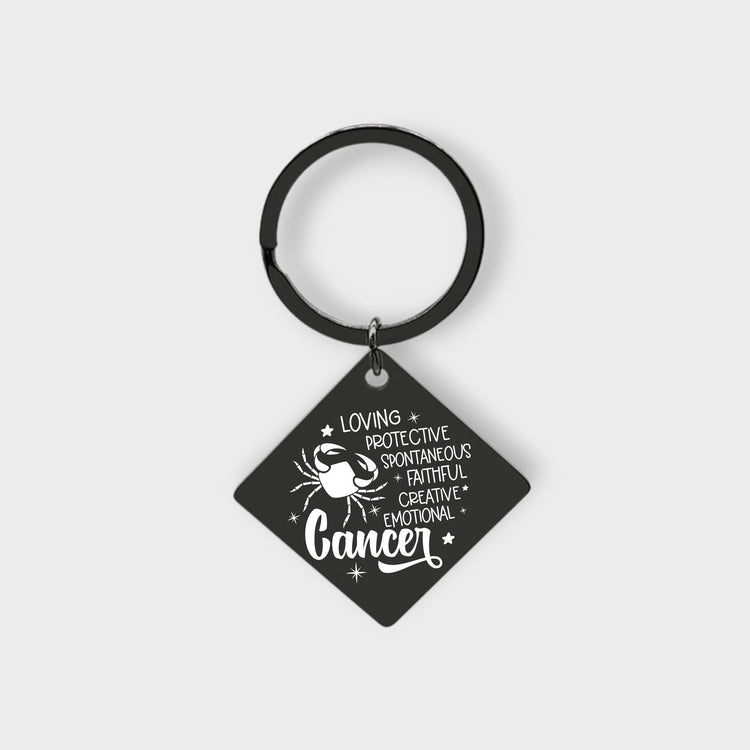 Cancer Descriptive Keychain - jflinz