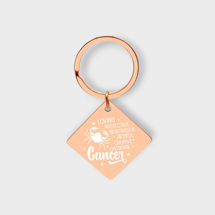 Cancer Descriptive Keychain - jflinz