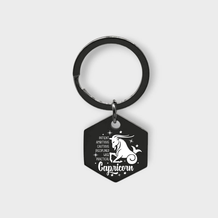 Capricorn Descriptive Keychain - jflinz