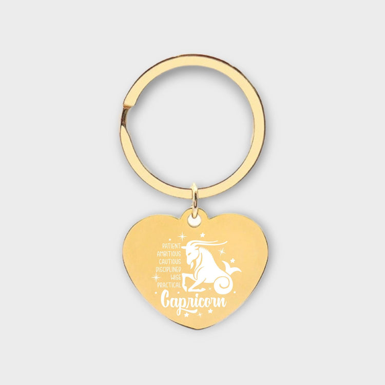 Capricorn Descriptive Keychain - jflinz