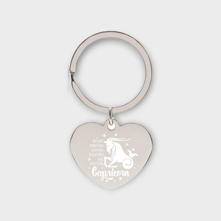 Capricorn Descriptive Keychain - jflinz
