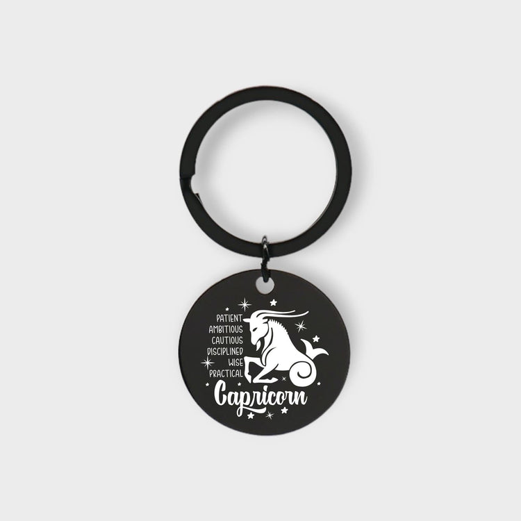 Capricorn Descriptive Keychain - jflinz