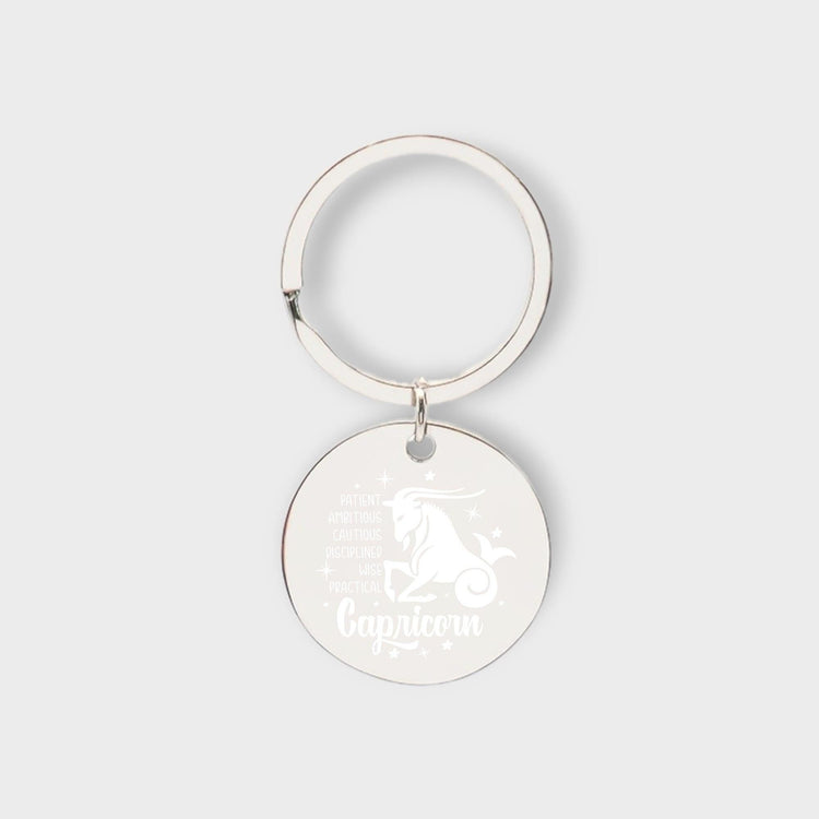 Capricorn Descriptive Keychain - jflinz