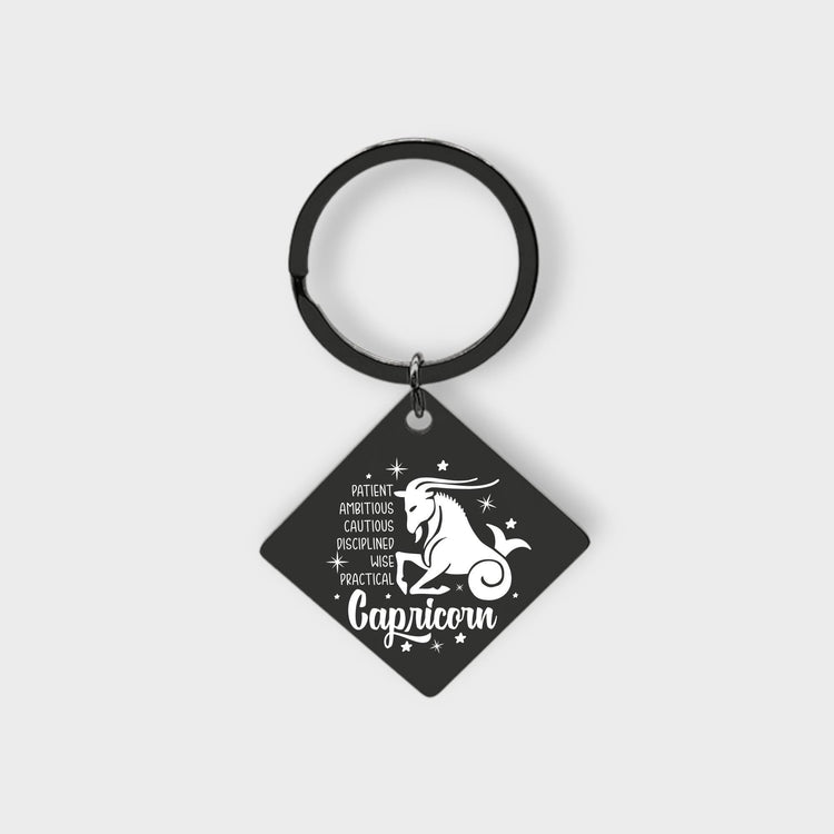Capricorn Descriptive Keychain - jflinz