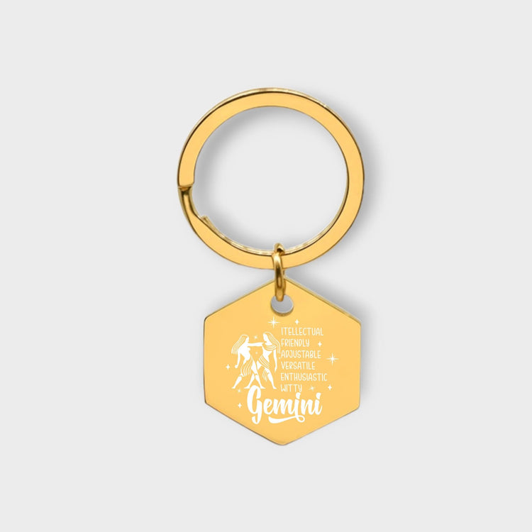 Gemini Descriptive Keychain - jflinz