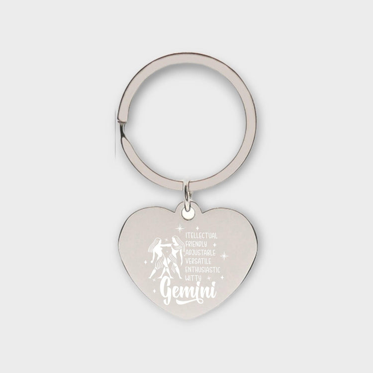 Gemini Descriptive Keychain - jflinz