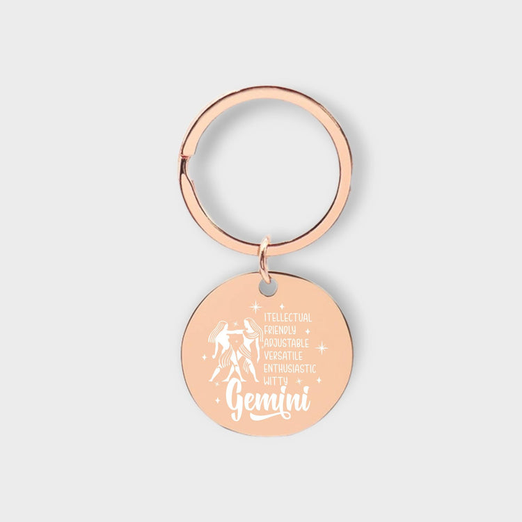 Gemini Descriptive Keychain - jflinz