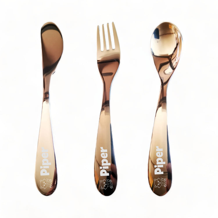 Personalised Kids Cutlery Set