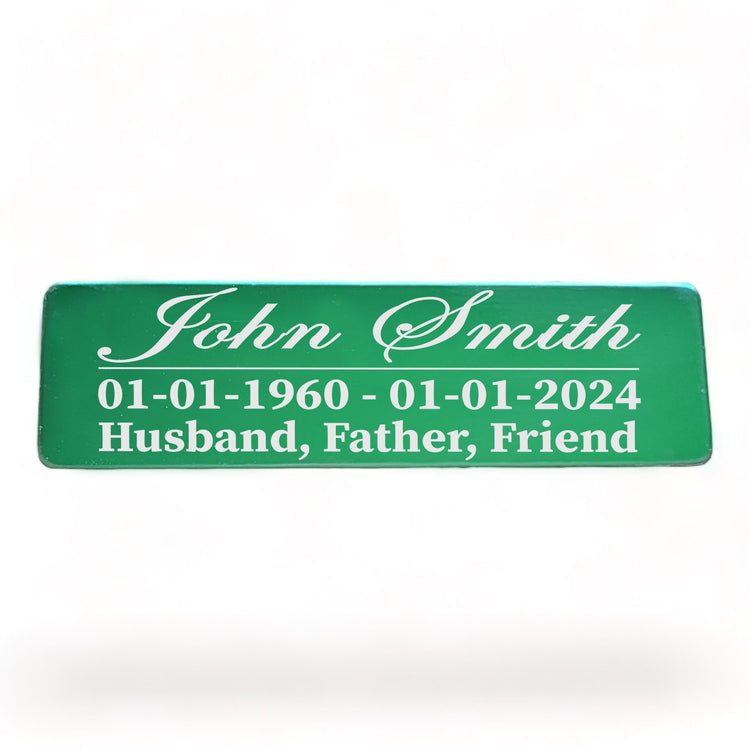 Memorial Plaque | Mirror Stainless |