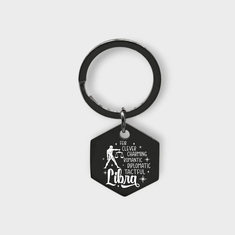 Libra Descriptive Keychain - jflinz