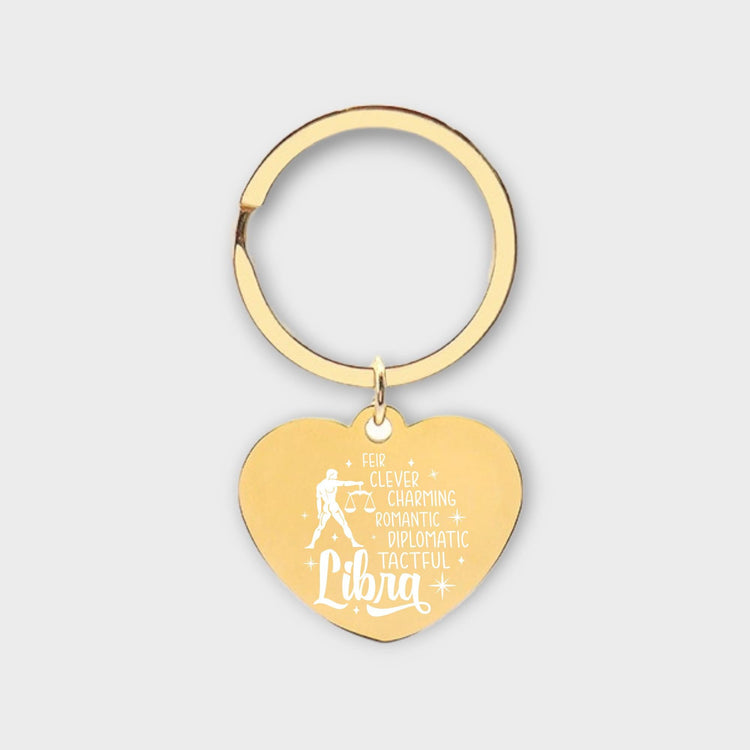Libra Descriptive Keychain - jflinz