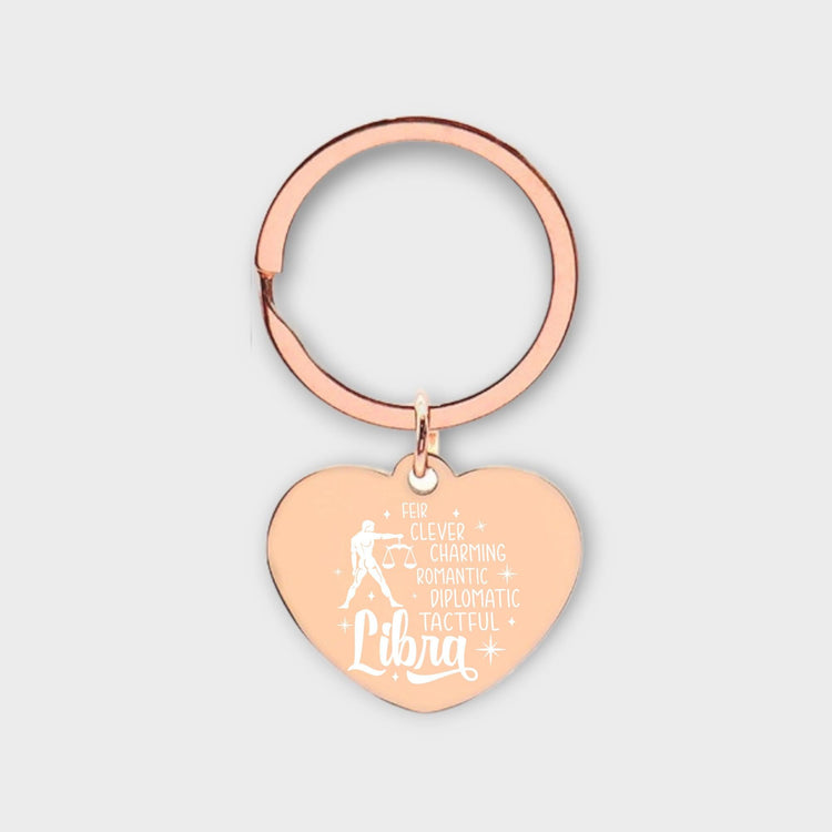 Libra Descriptive Keychain - jflinz