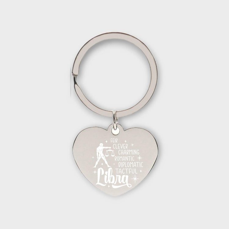 Libra Descriptive Keychain - jflinz
