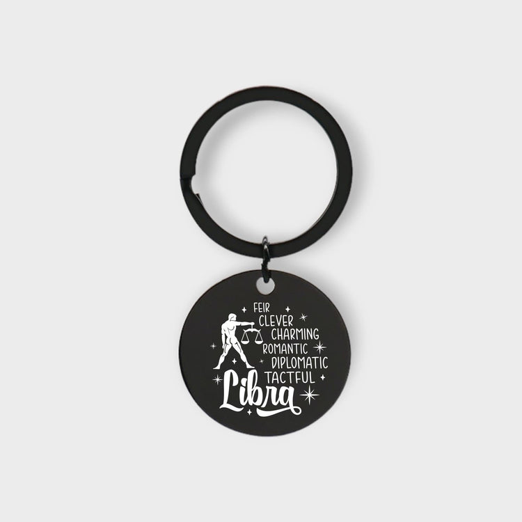 Libra Descriptive Keychain - jflinz