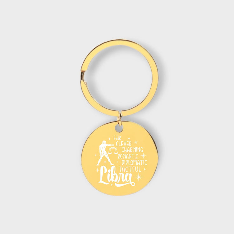 Libra Descriptive Keychain - jflinz
