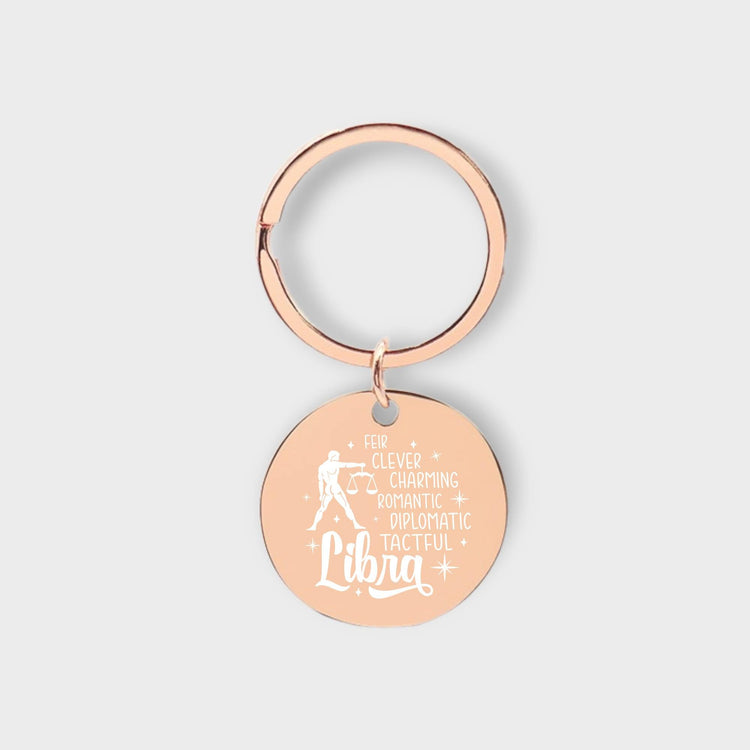 Libra Descriptive Keychain - jflinz