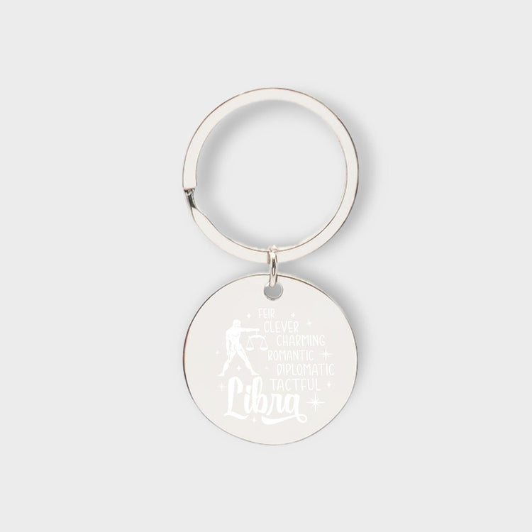 Libra Descriptive Keychain - jflinz