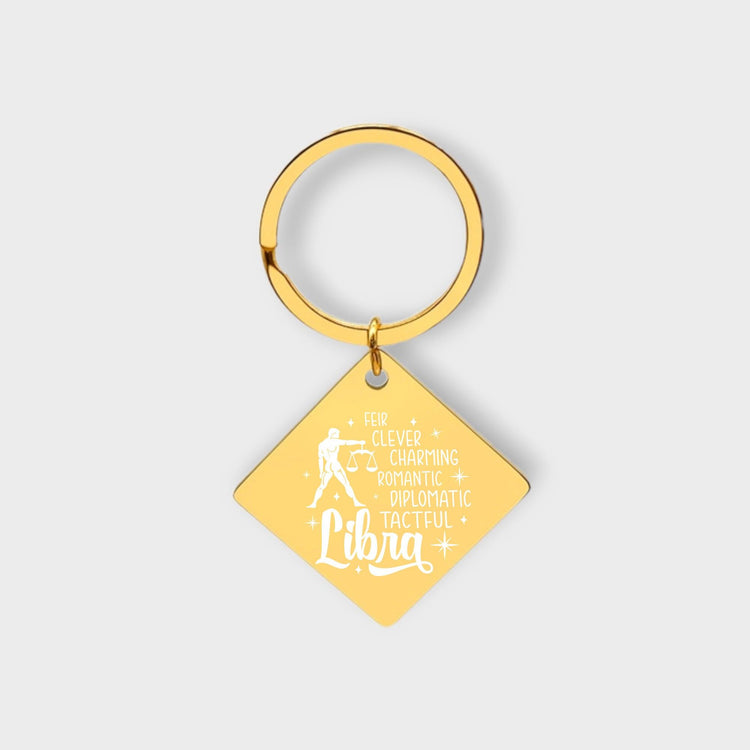 Libra Descriptive Keychain - jflinz