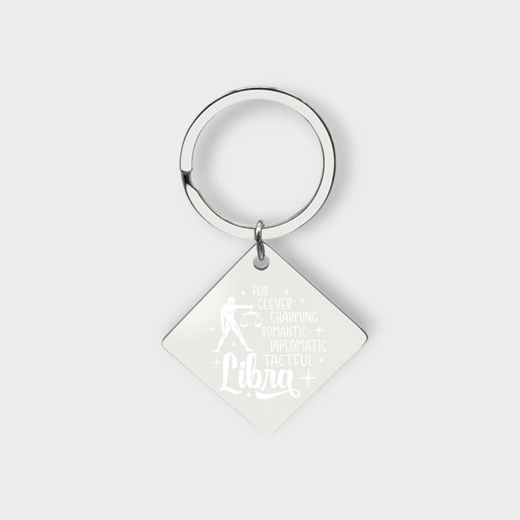 Libra Descriptive Keychain - jflinz