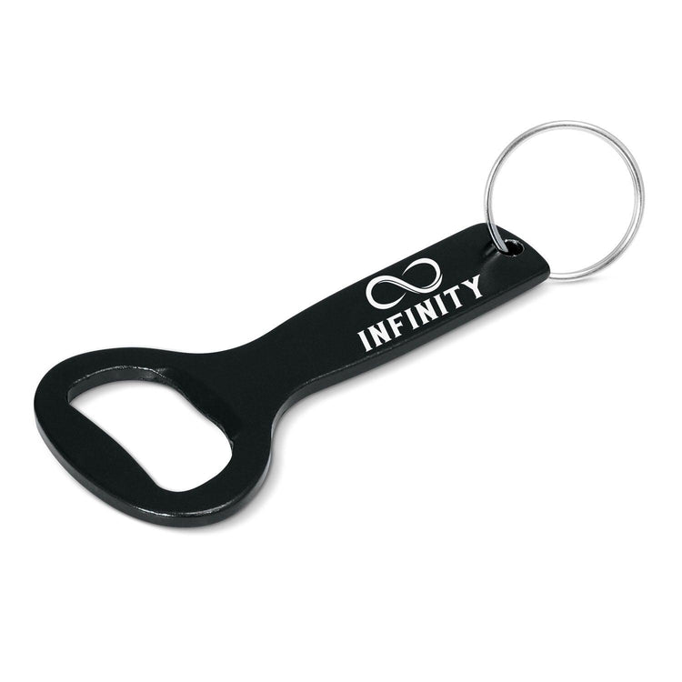 Business Flat Bottle Opener Engraved Key Rings - jflinz