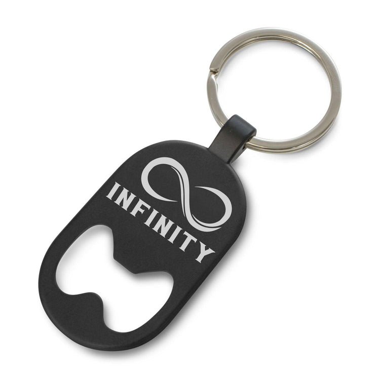 Business Engraved Flat Keyring Bottle Opener - jflinz