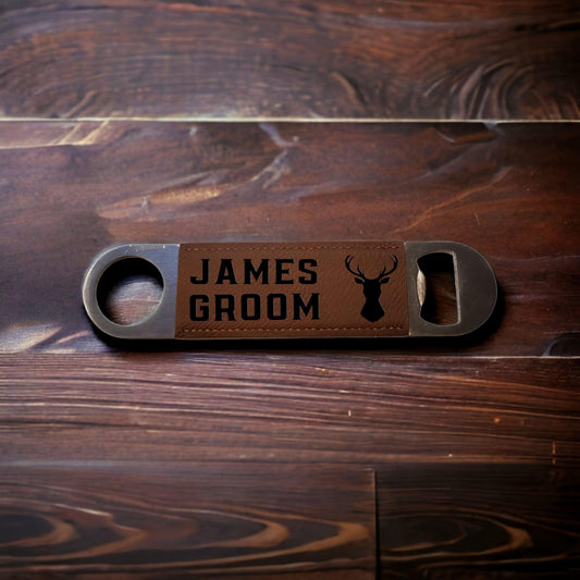 Wedding Leather Style Speed Bottle Openers - jflinz