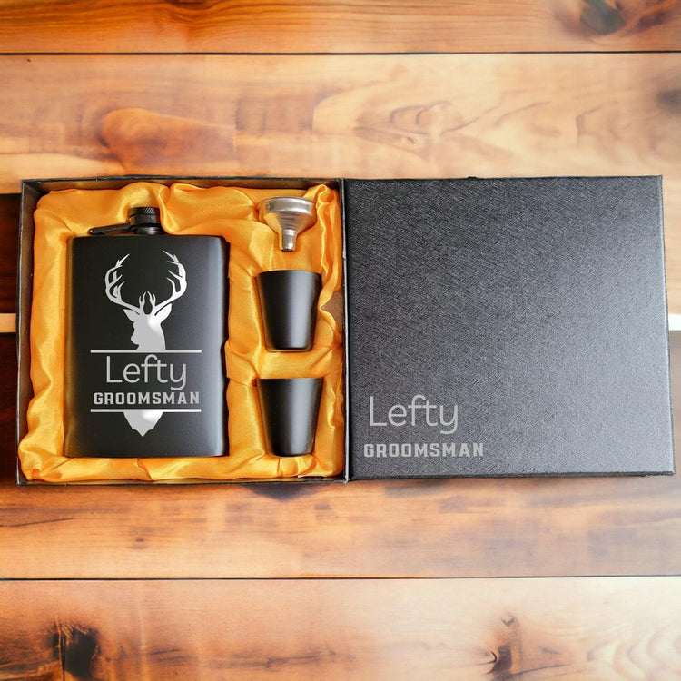 Wedding Party Hip Flask Set - jflinz