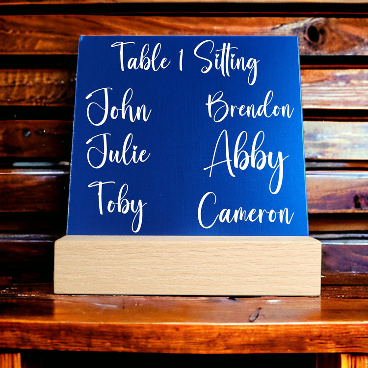 Wedding Table Signage - jflinz