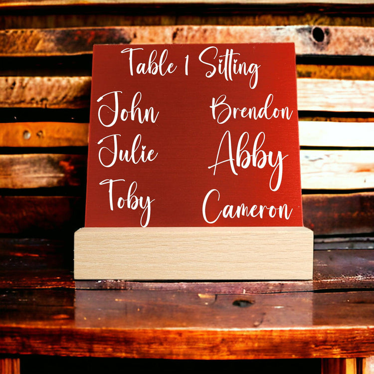 Wedding Table Signage - jflinz