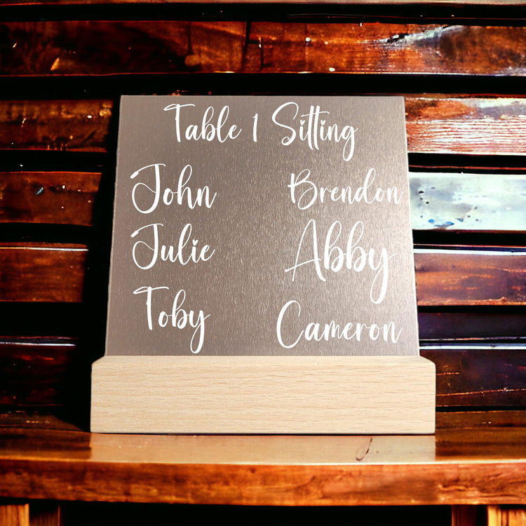 Wedding Table Signage - jflinz