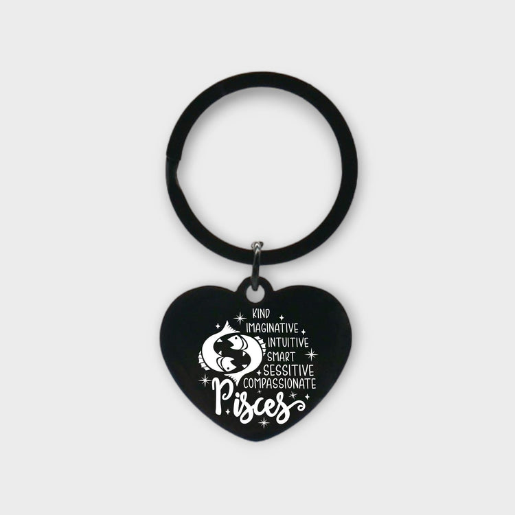Pisces Descriptive Keychain - jflinz