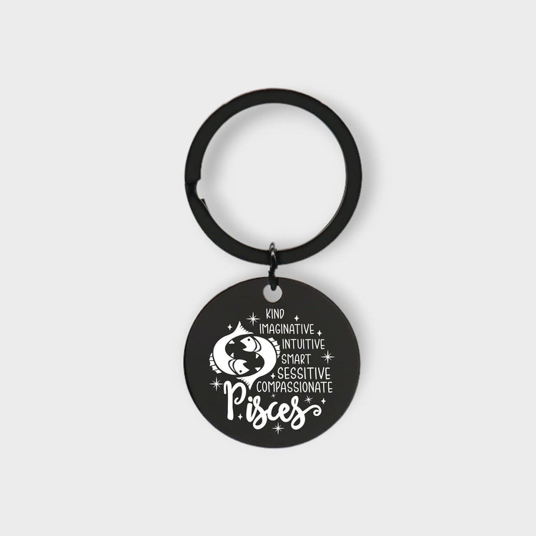 Pisces Descriptive Keychain - jflinz
