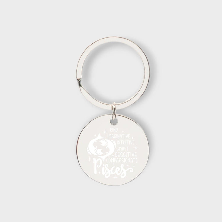Pisces Descriptive Keychain - jflinz