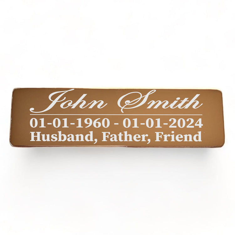 Memorial Plaque | Mirror Stainless |