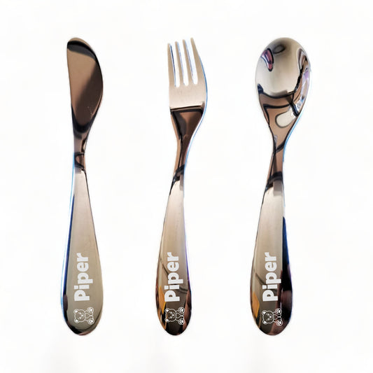 Personalised Kids Cutlery Set