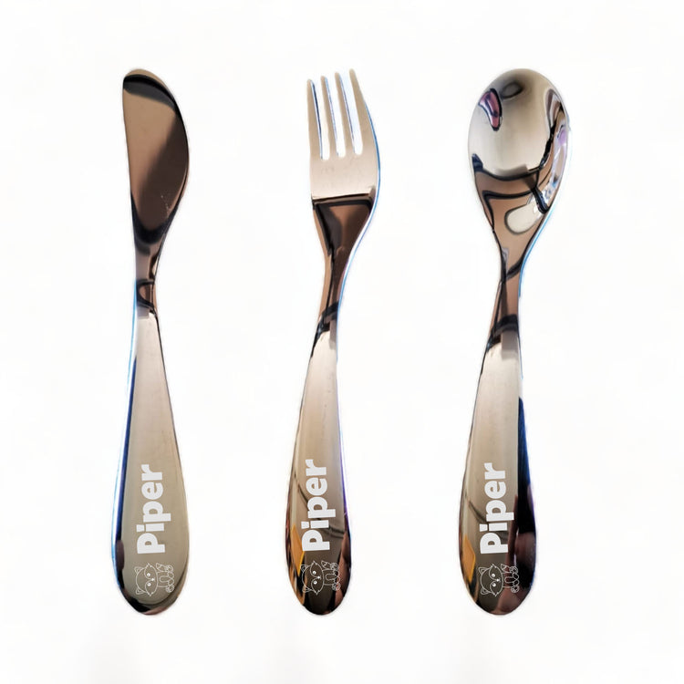 Personalised Kids Cutlery Set