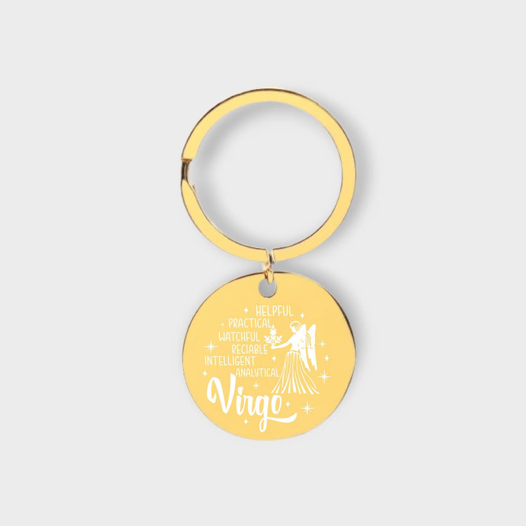 Virgo Descriptive Keychain - jflinz